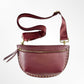 Fanny Pack With Studs - Burgundy
