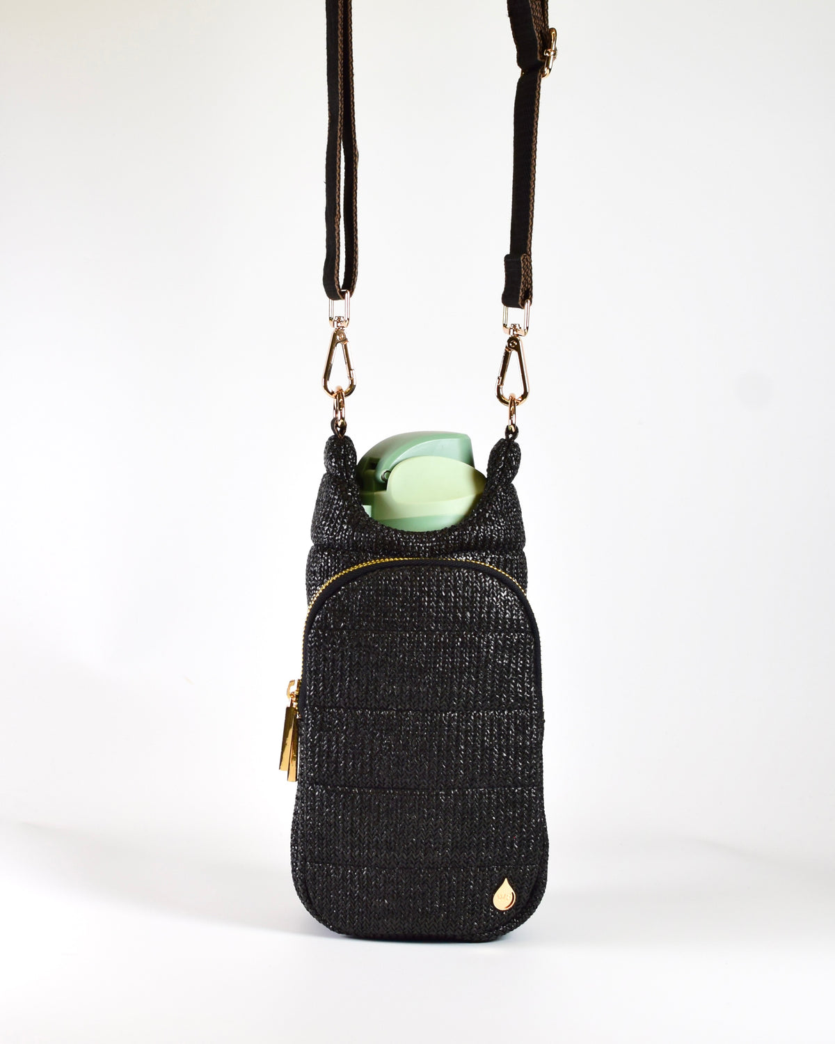 Hydrobag - Black Faux Raffia