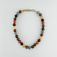 Multi Color Natura Stone Bead Necklace