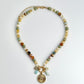 Flower Charm Bead Necklace