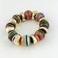 Striped Resin Stretch Bracelet
