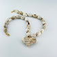 Roxie Smoked Bead Necklace With Heart