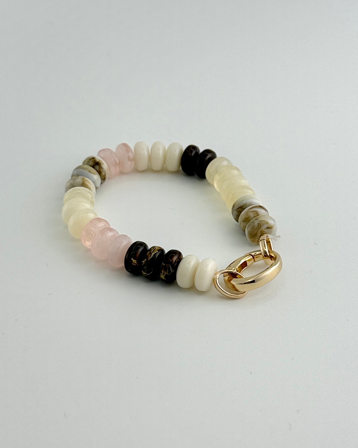 Brown/Pink Multi Bracelet