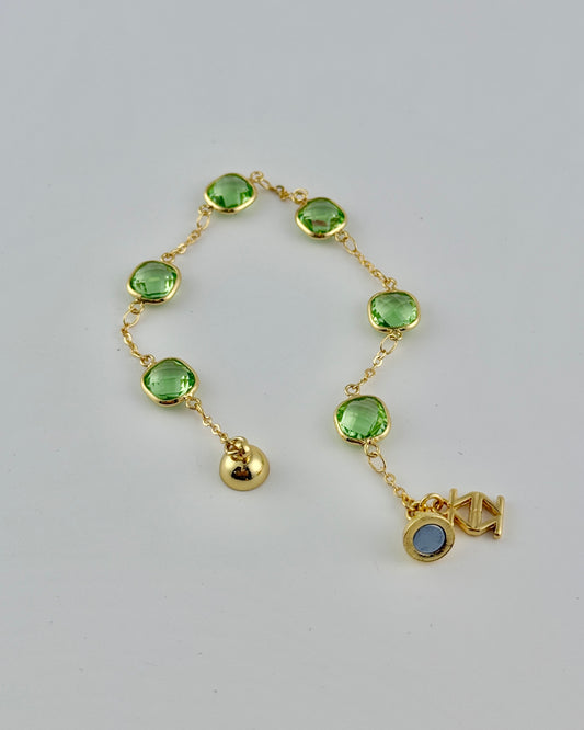 Green Crystal Bracelet