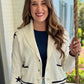 Puppy Cardigan Sweater - Ecru