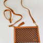Westlynn Woven Bum Bag - Check Coffee