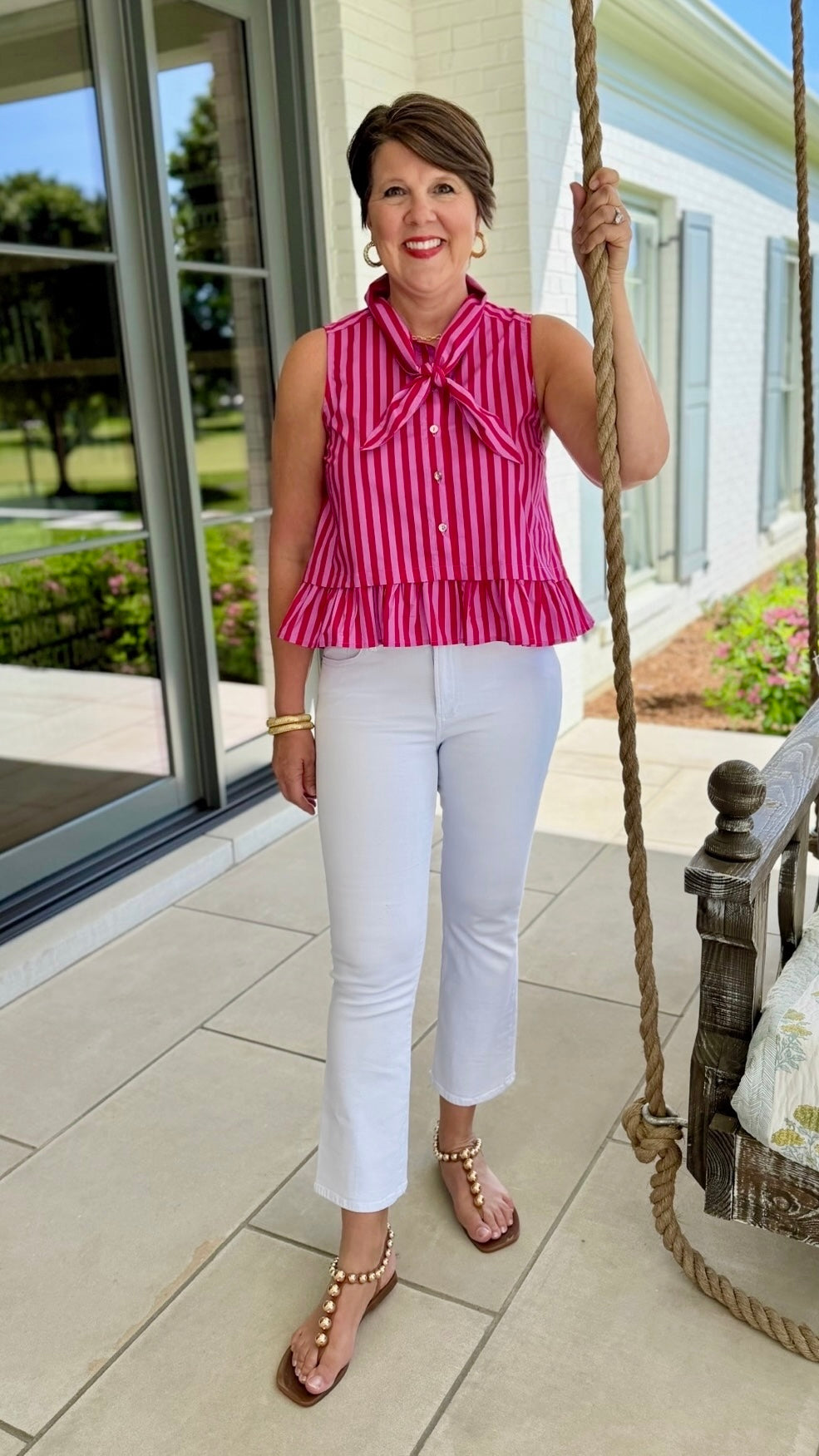 Aubrey Tie Neck Top