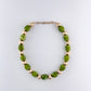 Gold & Olive Bead Necklace