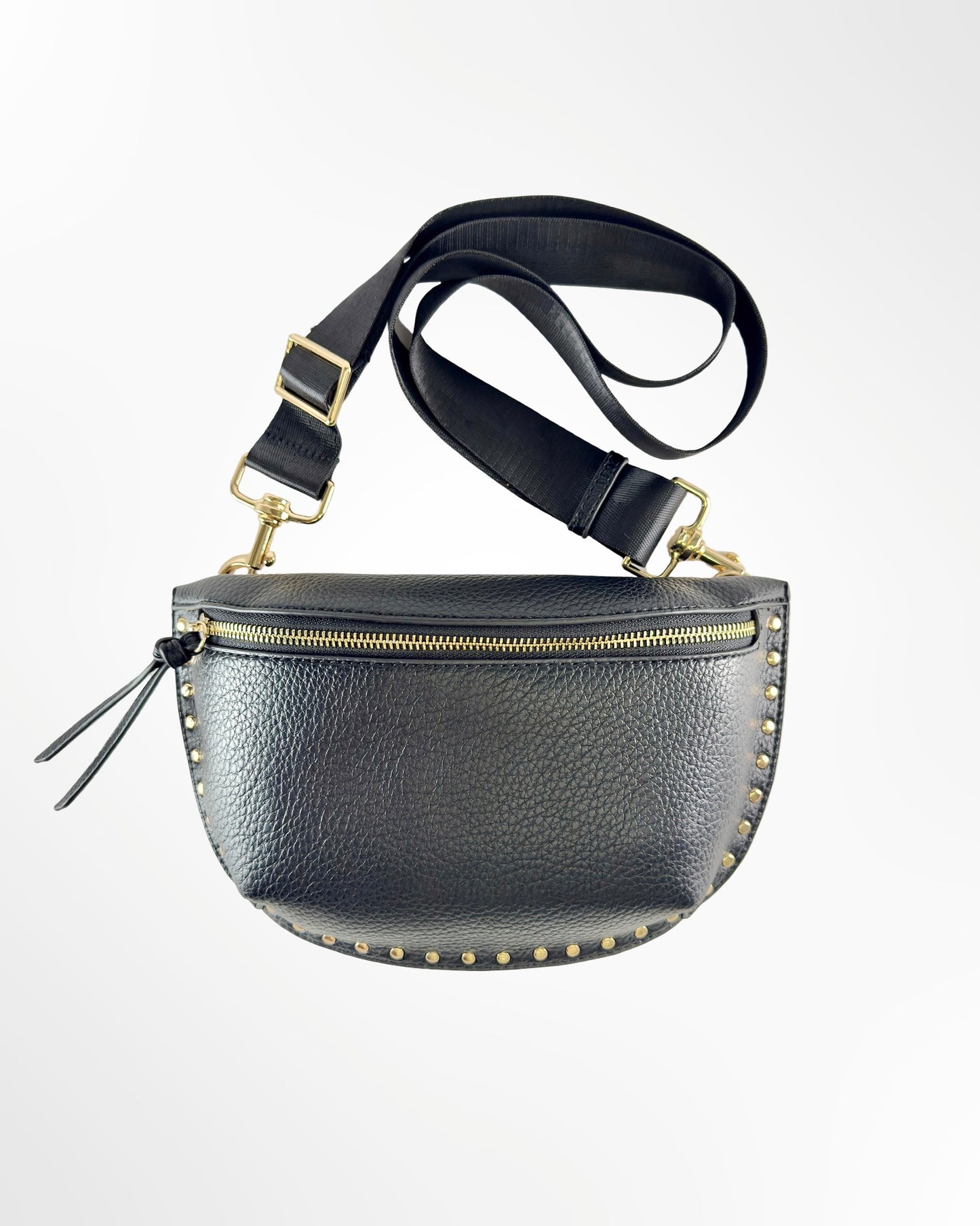 Fanny Pack With Studs - Black