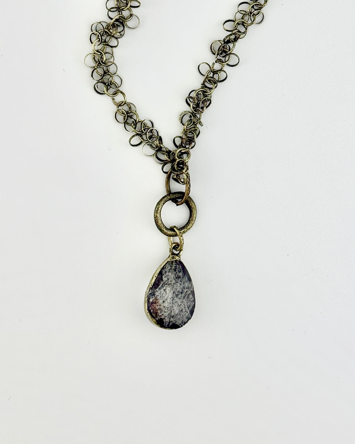 Tear Drop Charm Necklace