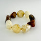 Stone Bead Bracelet - Brown