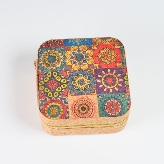 Cork Jewelry Storage Box - A