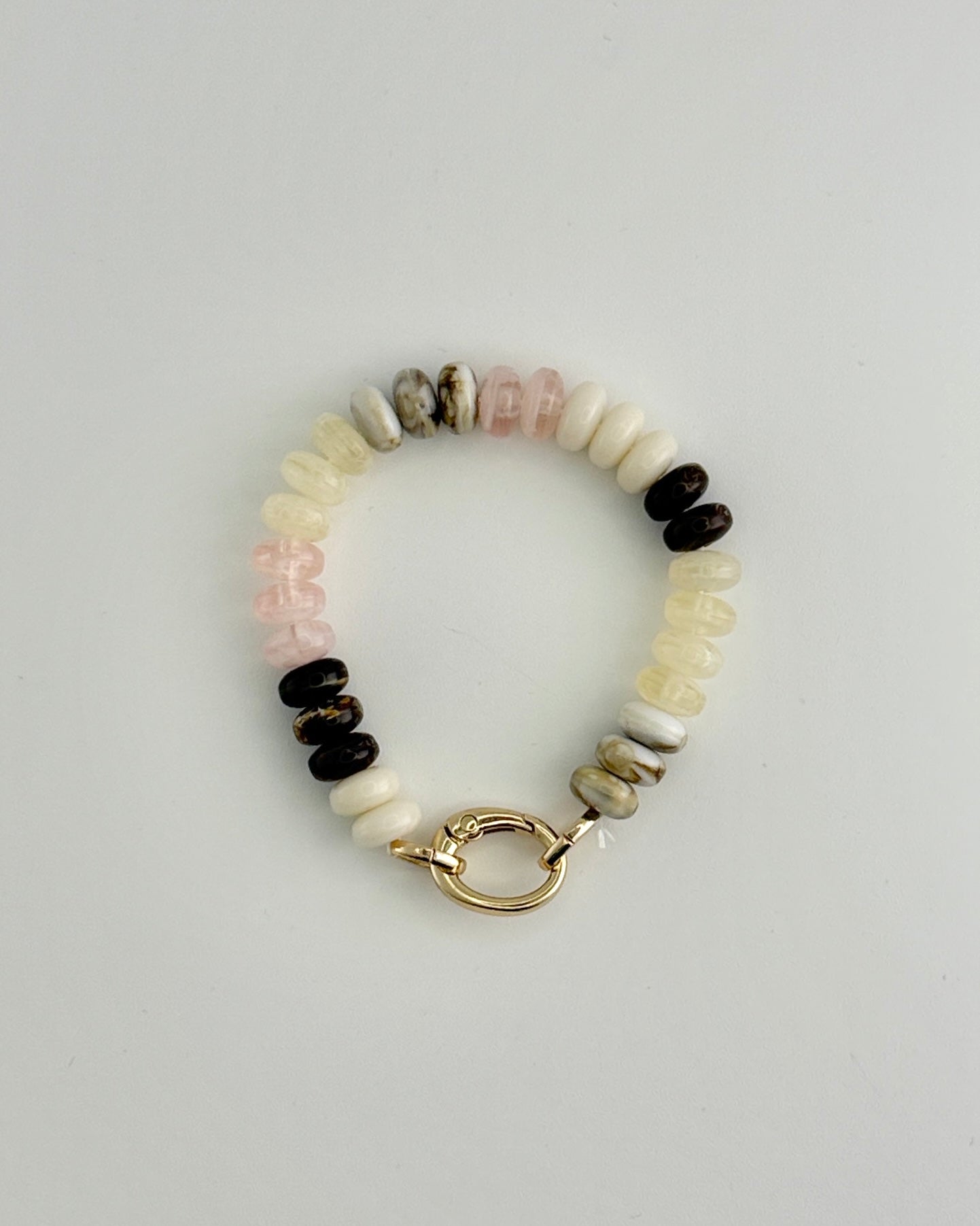 Brown/Pink Multi Bracelet