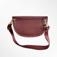 Fanny Pack With Studs - Burgundy
