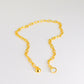 Gold Delicate Textured Necklace