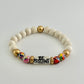 Be Present Wood Bead Bracelet
