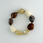 Stone Bead Bracelet - Brown