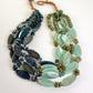 Multi Strand Stone Bead Necklace