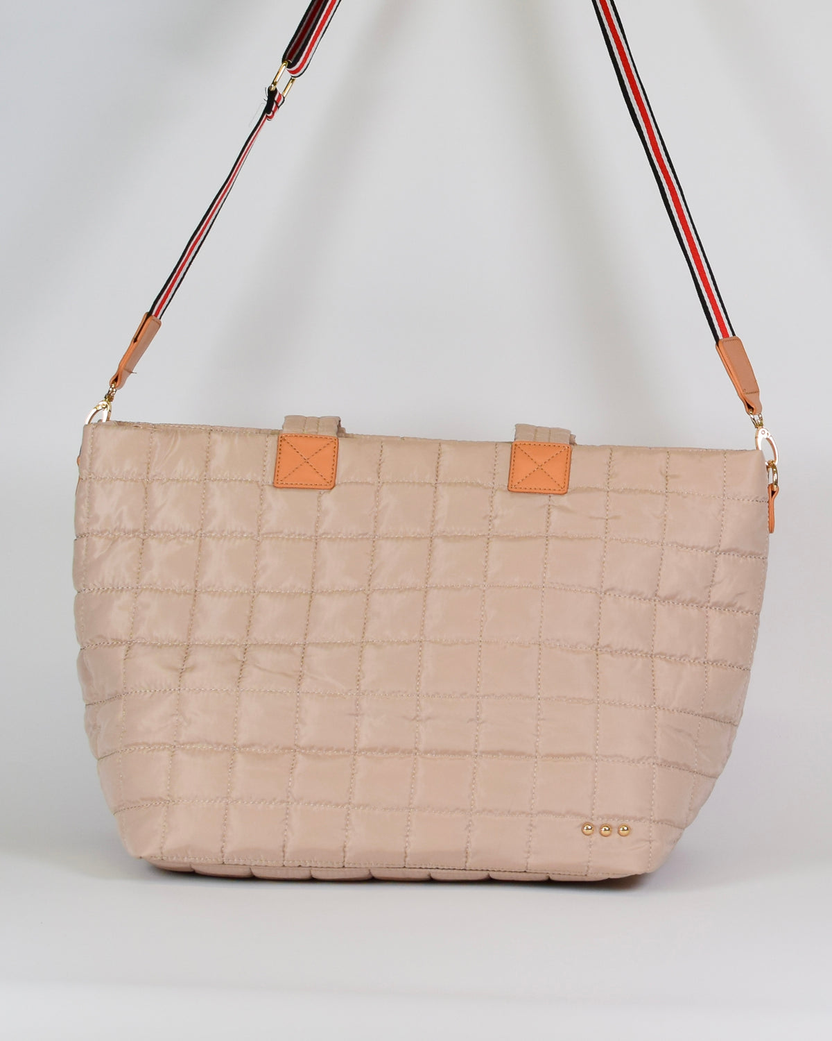 Day Dreamer Quilte Tote Bag - Tan