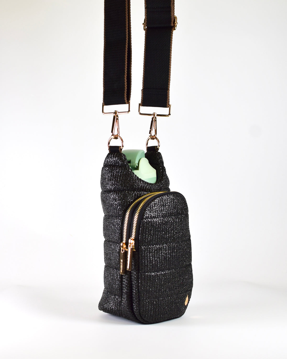 Hydrobag - Black Faux Raffia