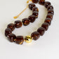 Large Brown Bead Necklace