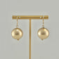 20mm Metal Ball Earrings - Gold