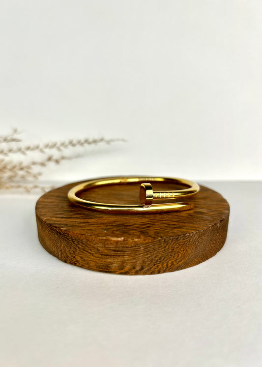 Nail Bracelet - Gold