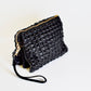 Izzy Bubble Puffer Crossbody Bag - Black
