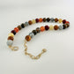Multi Color Natura Stone Bead Necklace