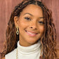 Marquise Chain Drop Earrings - Gold