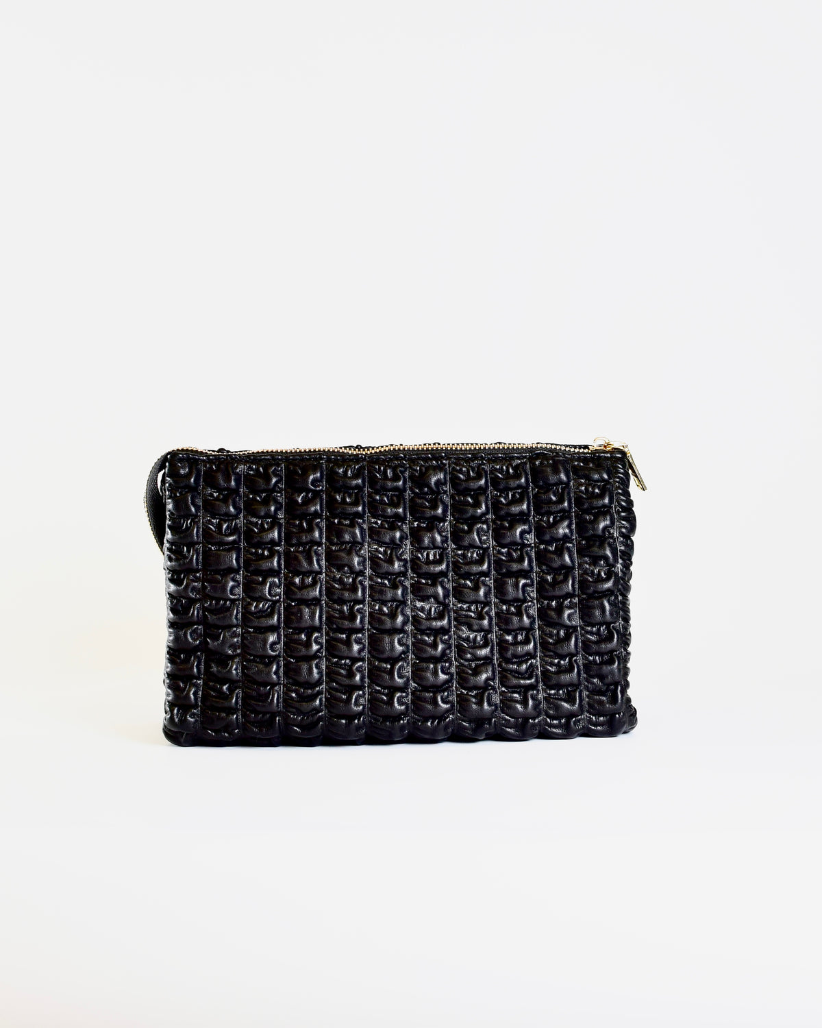 Izzy Bubble Puffer Crossbody Bag - Black