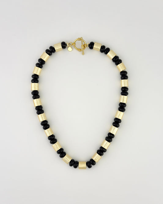 Onyx & Gold St. Germain Collar