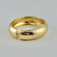 Gold Hammered Bangle Bracelet