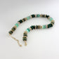 Multi Shaped Bead Necklace - Green