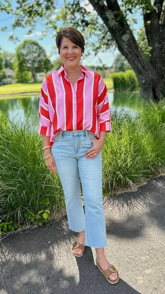 Saylor Stripe Top