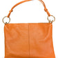 Leather Ring Shoulder Bag - Camel