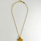 Pyrite Kait Cross Necklace