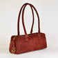 Hobo Sadie Satchel - Suede Chocolate