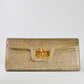 Bamboo Clutch - Gold