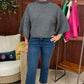 Evangeline Turtleneck Sweater - Charcoal