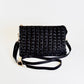 Izzy Bubble Puffer Crossbody Bag - Black