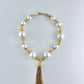 Chain Tassel Drop Pearl Choker
