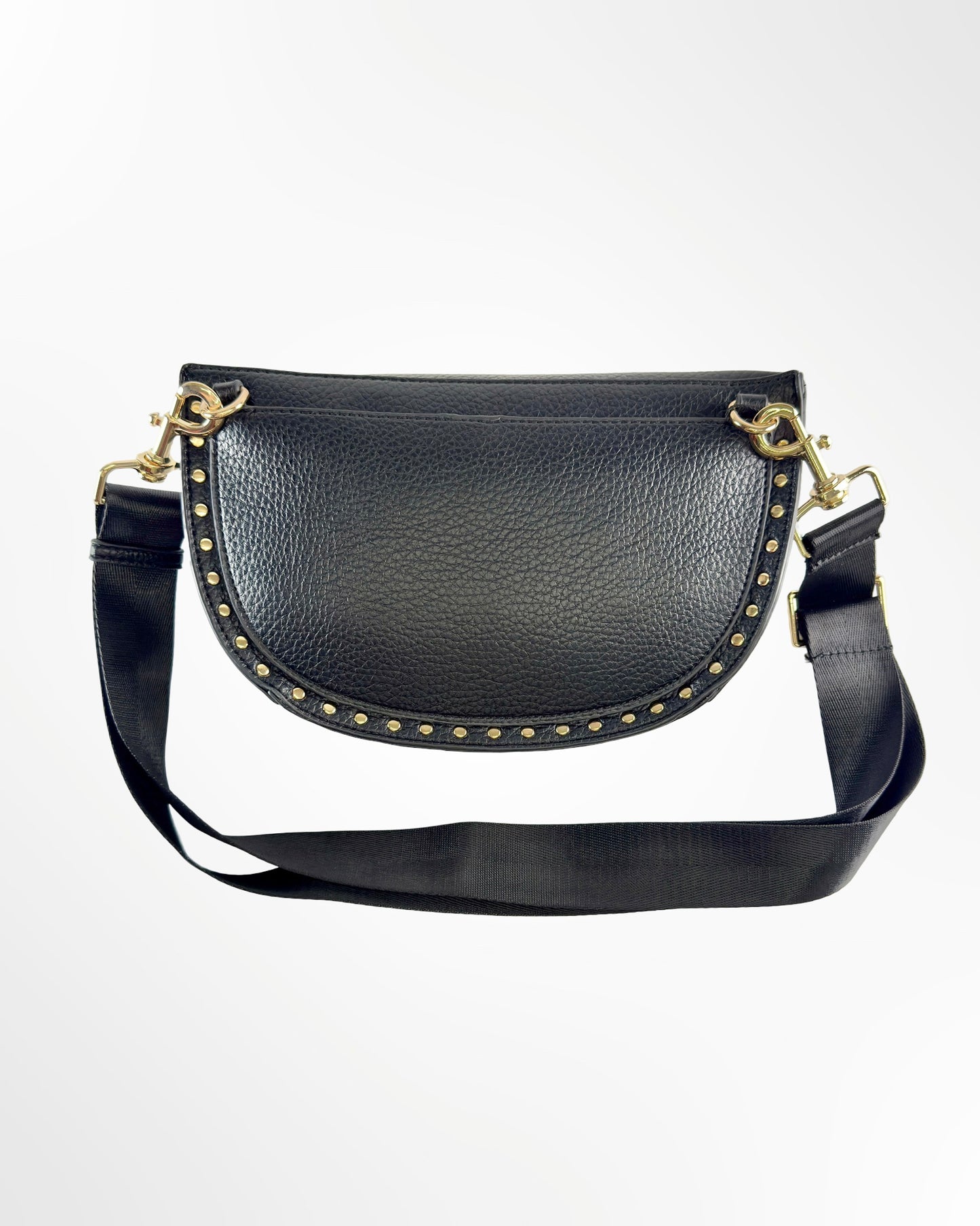 Fanny Pack With Studs - Black