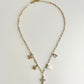 Gold Cross/Star Charm Necklace