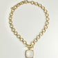 Gem Necklace - White