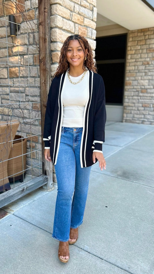 Dear John Amani Cardigan - Black