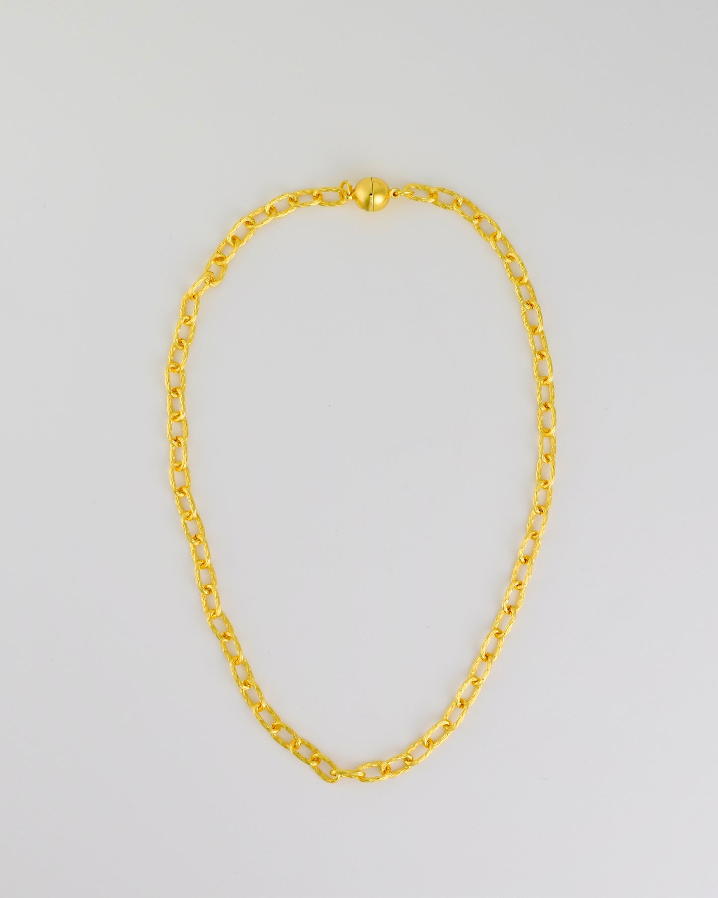Gold Delicate Textured Necklace