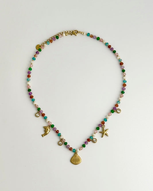 Sea Charm Bead Necklace