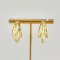 Gold 3  Layered Hoop Earring