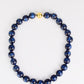 Navy Round Bead Necklace